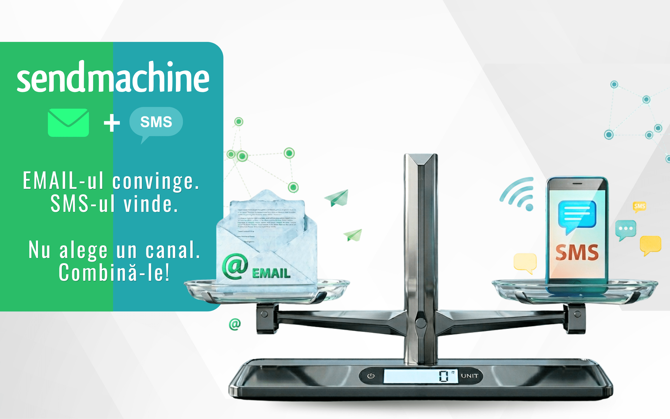 EMAIL-ul convinge. SMS-ul vinde. Nu alege un canal. Combină-le!